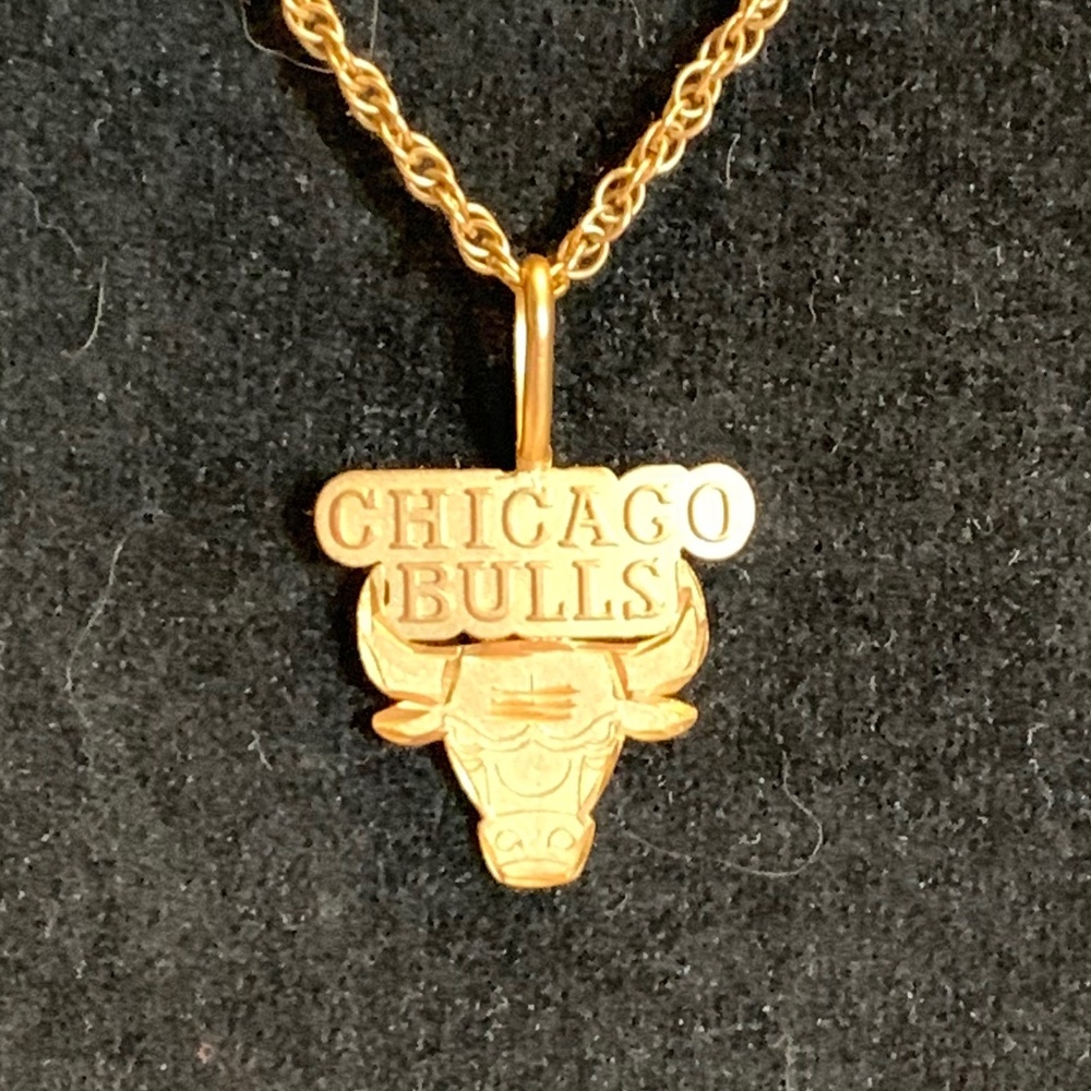 Vintage 1993 14k Gold Chicago Bulls Pendant! Necklace Sold Seperately!